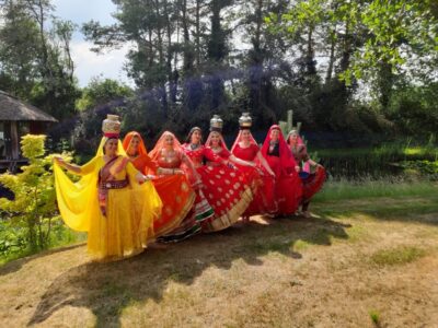 Chari Tanz aus Rajasthan in Hof Oberlethe